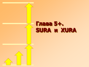 Глава 5+. SURA  и XURA
