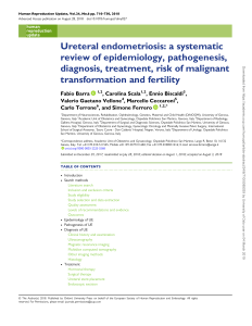 Ureteral endometriosis - a systematic review (2018)