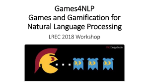 Gamification in NLP