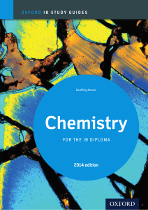 Chemistry - Study Guide - Oxford 2014