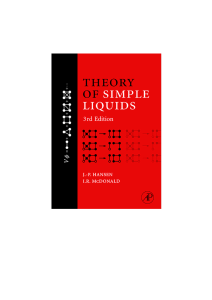 [Jean-Pierre Hansen, I.R. McDonald] Theory of Simple Liquids