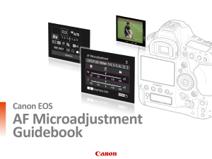 Canon AF Microadjustment Guidebook