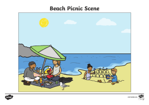 Beach Picnic Scene W Answers