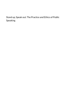 Stand up, Speak out The Practice and Ethics of Public Speaking-1