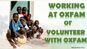 Working at OxfamM