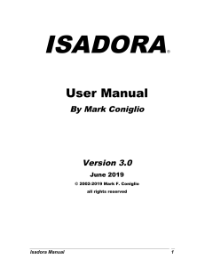 isadora-manual