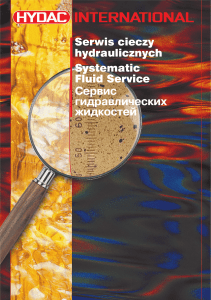 Hydac - сервис гидравлических жидкостей