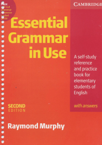 Essential Grammar In Use 2nd edition by R. Murphy - Book
