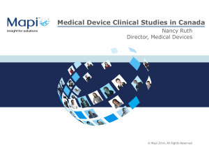 Medical Device Clinical Studes in Сanada. Review