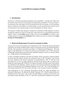 Local Government of India PDF