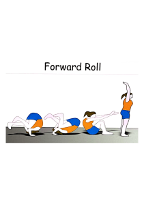 forward roll and shoulders blade exercises 