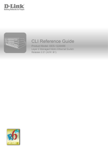 DES-1228 ME B1 CLI Reference Guide R2.01