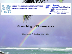 Quenching of Fluorescence