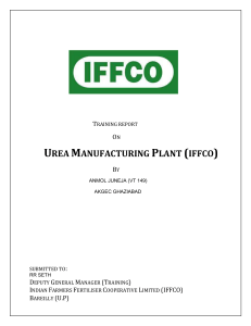 UREA MANUFACTURING PLANT IFFCO