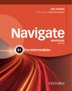 Hudson J - Oxford Navigate B1 Pre-intermediate Workbook with Key - 2015