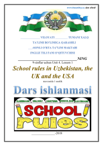 9-sinf-4.-School-rules-in-Uzbekistanthe-UK-and-the-USA- (1)