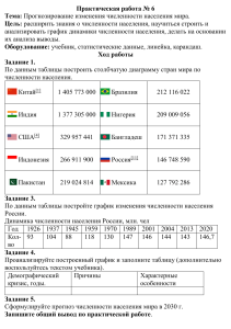 Практическая работа 16 для 10 класса география