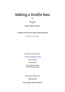 Double Bass Making 