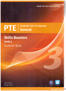 PTE skills booster general level 3