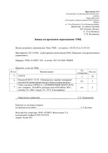 Заявка на ввоз Токопровода (ацетон) 18.04.23