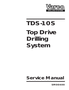 Varco TDS-10S Service Manual