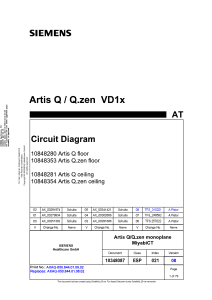 Ангиограф Artis Q / Q.zen VD1x Circuit Diagram AXAQ-050.844.01.09.02