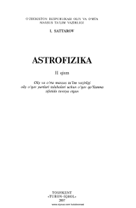 Astrofizika.-2-qism-I.Sattorov