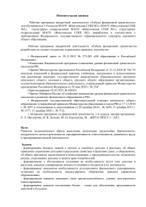 ДОП Азбука финансовой грамотности (1-4 класс)