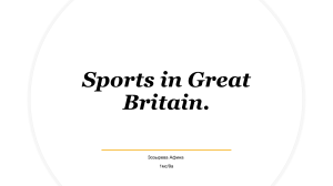 Презентация спорт великобритании