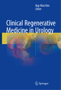 Clinical regenerative medicine in urology