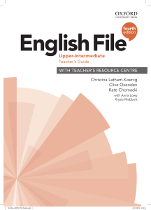 English File 4e Upperintermediate Teachers Guide