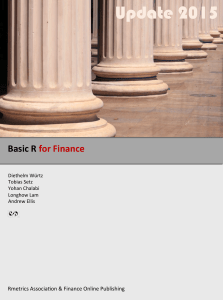 Basic	R	for	Finance	
