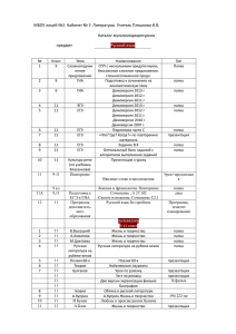 ЭОР - План работы