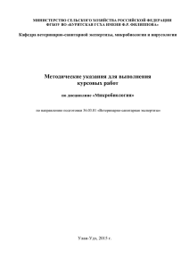 курсовая работа - Бурятская государственная