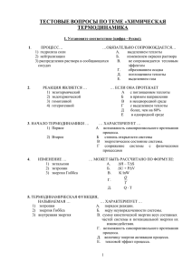 Химическая Термодинамика