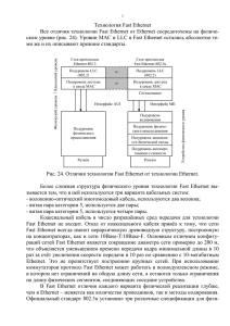 Технология Fast Ethernet