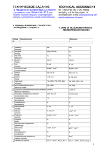 1. units of measurement/indices/ abbreviations/standards