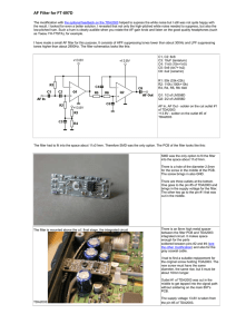 AF Filter for FT-897D