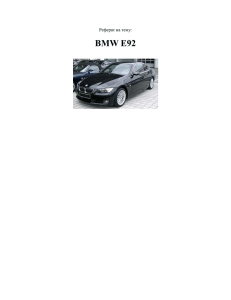 BMW E92 - Рефераты