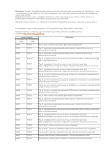 Расшифровка кодов ошибок протокола VAGx181.88 KB
