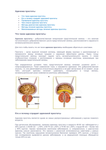 Аденома простаты