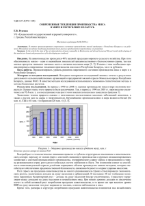 УДК 637.5(476+100) УО «Гродненский государственный аграрный университет», г. Гродно, Республика Беларусь