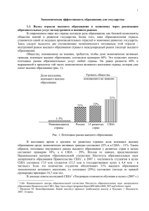 Экономическая эффективность образования для