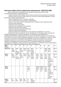 Описание работы блока управления приемником  ICOM PCR-1000. Барсуков Анатолий. (ua3atx)