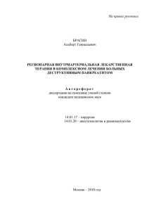 На правах рукописи  БРАГИН Альберт Геннадьевич