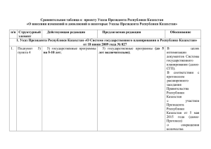 О внесении изменений и дополнений в некоторые Указы