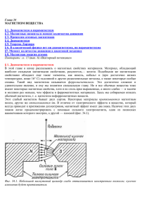 Глава 34. Магнетизм вещества