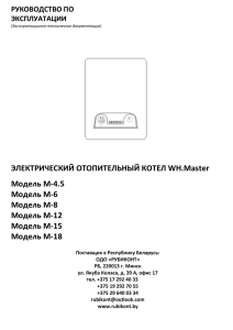 Элетрический котел WH. L. Master