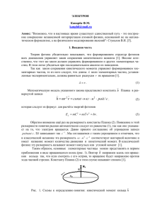 ЭЛЕКТРОН  Канарёв Ф.М. Анонс: