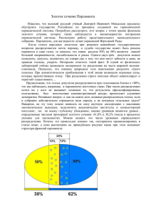 Золотое сечение Парламента